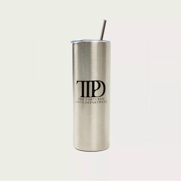 Taylor Swift Tumbler TTPD The Tortured Poets Department Straw Bottle Cup - Picture 6 of 10